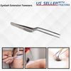False LASH EXTENSION TWEEZER Straight Eye Beauty EYELASH Applicator Tool - 5.5"