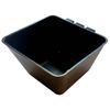 Square 1.2 Quart (2 pcs Black & 2 pcs White) Hanging Feed & Water Cage Cups