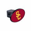 USC Trojan NCAA 3D Polyurethane Domed Plastic Trailer Hitch Cover 2" Receiver
