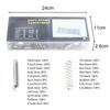 Spring Pins 200PCS Split Pins Assorted Stainless Steel Roll Pins 12 Sizes Split Spring Dowel Tension Roll Pins