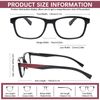 SOVCOD 4 Pack Reading Glasses for Womens Blue Light Blocking Computer Readers Spring Hinges Eyeglasses Anti Eyestrain/Glare (4C, 3, x)