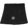 IMMA AS ROMA ASR Leather Patch Knitted Warm Neck Black