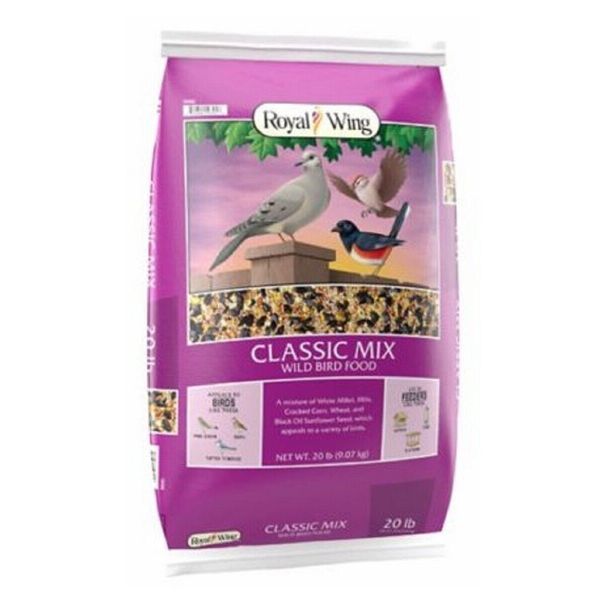 Royal Wing 9672 Animals and Pet Supplies 20 Pounds Classic Mix Wild Bird Food