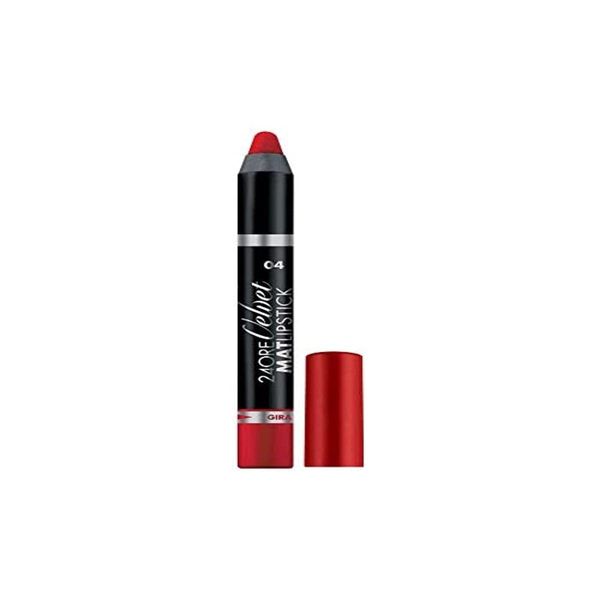 24 Hours Velvet Mat - Pencil Lipstick N.04 Cherry