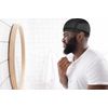 2PCS Silky Wave Caps for Men Waves, Good Compression Caps Over Durags for 360 540 720 Waves, Large Size Caps Suitable for Big Skull & Adults Braids, Ideal Gifts for Christmas (Black)