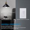 4-Pack Dimmer Switch for LED Bulbs, 3-Way & Single Pole