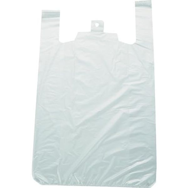 TRUSCO TRB60-50-TM Plastic Shopping Bags, No. 60/50, 22.8 x 19.3 inches (580 x 490 mm), Translucent, Pack of 100