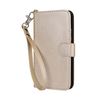 wisers Easy Smartphone 3 A205KC Compatible Notebook Type Smartphone Case (Gold) with 2 Straps (Hand Strap/Neck Strap)