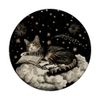 Cat Reading Book PopSockets Standard PopGrip