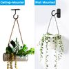 ASZUNE 4in Ceiling Hooks for Hanging Plants 4Pack for Plants
