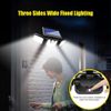 2 Pack LED Motion Sensor Solar Lights Outdoor IP65 Waterproof Security Lamp New