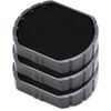 E/R24 Replacement Pad Compatible for 2000 Plus Printer R24 - Water Based - Pack of 3 - Black