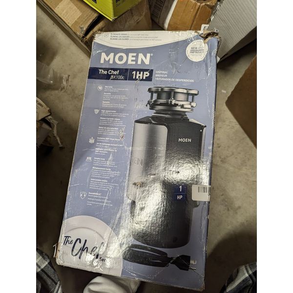 MOEN GX100C Chef Series Continuous Feed Garbage Disposal Sound Reduction