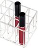 DRERIO Lip Gloss Holder Organizer Acrylic Lipstick Storage Holder Rack with 24 Slots Lipgloss Display Case Clear Make up Display Holder Lipstick Organiser Holder