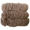 Ponytail Elastics, Bulk Pack of 432pc, 2mm (Beige)