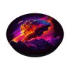 Asteroid Graphic Vivid Colors Space Rock PopSockets Swappable PopGrip