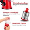 Geedel Rotary Cheese Grater, Kitchen Mandoline Vegetable Slicer with 2 Interc...