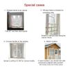 Wisyurt Window Screen Adjustable Window Screen Screen for Window Window Screen Replacement