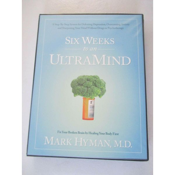 Six Weeks To An Ultramind Mark Hyman 7 CD 2 DVD Workbook Mind Improvement Course
