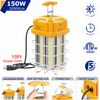 150W LED Temporary Work Light Linkable Construction Jobsite Hanging Lamp 5000K
