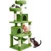 Cat Tree, 62.2In Cat Tower for Indoor Cats, Multi-Level Cat Condo with Platform