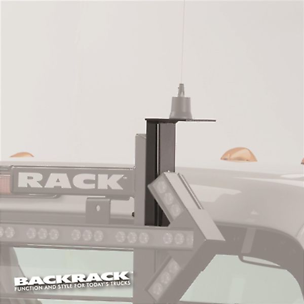 Realtruck  Antenna Mounting Bracket | Driver/Passenger Side, Black | 91008 | Uni