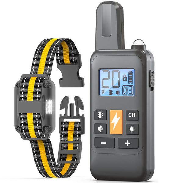 3300FT Dog Training Collar Rechargeable Remote Shock Pet Waterproof Trainer