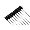 50 X BLACK SECURITY TAGS NUMBERED PULL TIES SECURE ANTI-TAMPER SEALS
