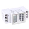 Maclean MCE09 Digital Timer Din Rail Home Kitchen 10 Programs 3600W Max 156 Programs Electric Timer,White