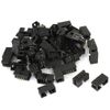 sourcing map 50 Pcs IDC Box Header DC3-8P 8 Way 2.54mm JTAG Socket Connector Black
