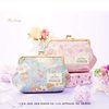 Cyalel Yahata Sharel Yahata Botanical Flower LIBERTY Sanrio Collaboration Purse Pouch Laminated Surface Cosmetic Pouch Purse Pouch Makeup Pouch Adult Cute Stylish Present Made in Japan Floral Pattern My Melody Pink