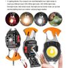 Camping Small LED Mini COB Flashlight Pocket Keychain USB Rechargeable Outdoor