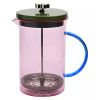 Raspberry Blossom Pink Glass Cafetiere