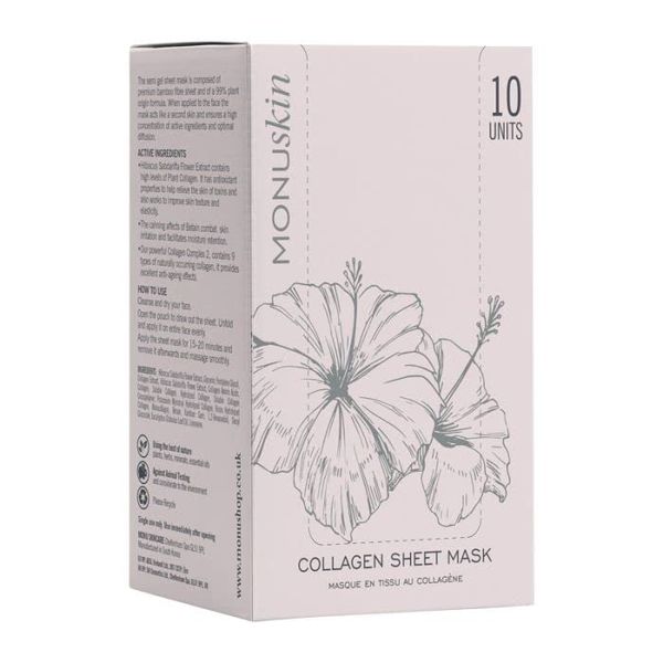 Monuskin Collagen Sheet Mask 10