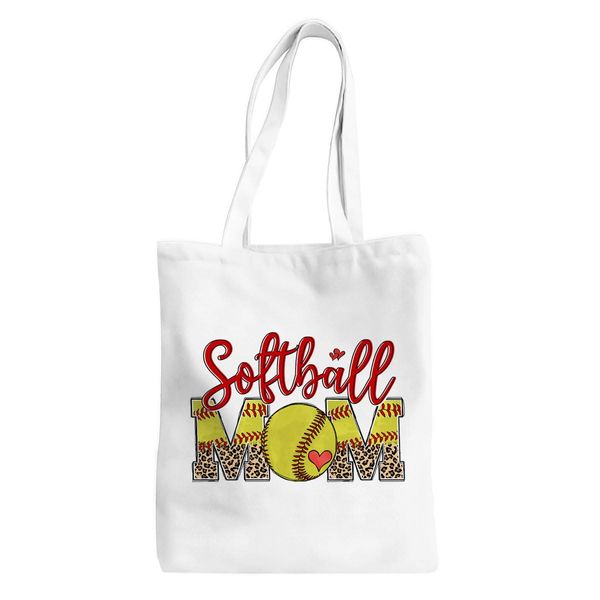 Softball Mom Tote Bag Softball Accessories for Girls Softball Bag Softball Gifts Softball Stuff Game Day Christmas Birthday Friendship Gifts for Women Mom Mama Funny Beach Bag Shopping Grocery Bag