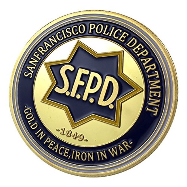 San Francisco Police Department / SFPD G-P Challenge coin 1117#