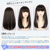 AISIQUEENS Wig, Semi-Long, Inner Color, Gray, Black, Medium Bob, Full Wig, Natural, Cross-Dressing, Women's, Fashionable, Everyday, Wig, Cosplay, Straight with Net
