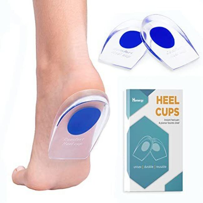 Plantillas De Silicona Para Espolon Protectores Talon Dolor Fascitis Plantar 2pc