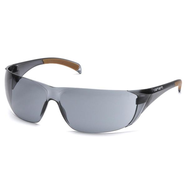 Pyramex Safety Products CH120ST Carhartt Billings Safety Glasses, Anti-Fog Lens with Gray Temples, Gray