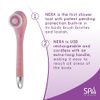 Spa Sciences NERA Shower Body Brush - 4-in-1 Multifunction Treatment - for Improved Exfoliation, Cleansing, Massaging - Includes Body Brush, Loofah, Pumice Stone, Massage Head - All Skin Types
