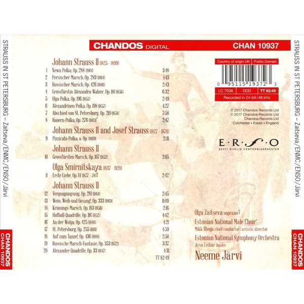 STRAUSS IN ST. PETERSBURG NEW CD