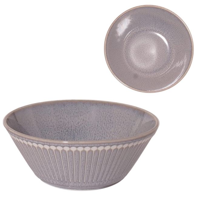 Mino Pottery Albee 130 Bowl, Gray