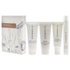 Combination Skin Essentials Kit by Cosmedix for Unisex - 4 Pc Kit Set