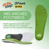 Activ-Step 3Feet Work Footbeds Mid Size 8-9 (Large)