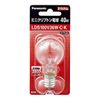 Panasonic Mini Krypton Bulb E17 Base 35/Diameter 40 Shape Clear lds100 V36wck lds100 V36wck