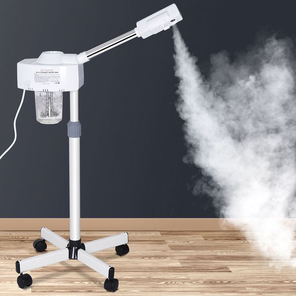 Facial Steamer Professional Ozone w/Hot Mist Function Stand for Home Salon Spa