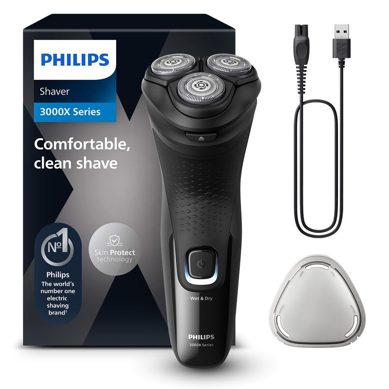 Philips rasoio elettrico serie 3000x - Rasoio elettrico Wet & Dry per ...