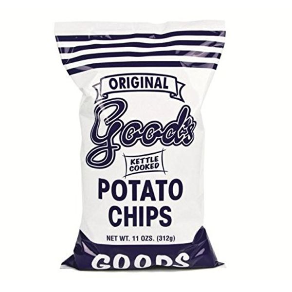 Good's Potato Chips (Original "Blue Bag", Two 11 Oz. Bags)