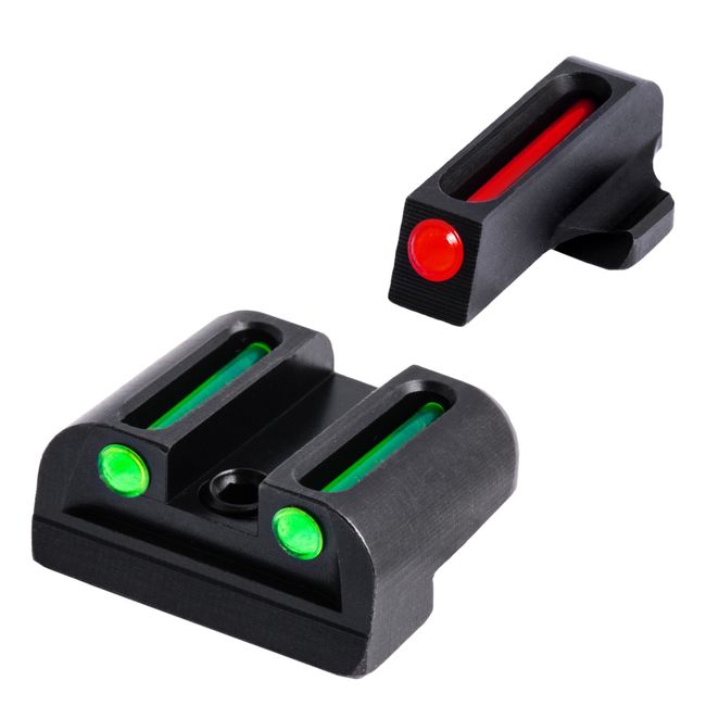 Fiber-Optic Front and Rear Handgun Sights for Sig Sauer Pistols, Sig #8 front / #8 rear sets (excluding P365 models), TG131S1