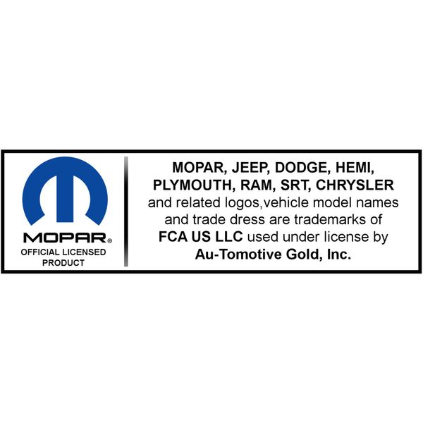 Au-TOMOTIVE GOLD Spinner Key Ring for Chrysler (Gold)